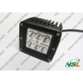 Luces de trabajo LED de 18W 10-30V DC IP67 para luces de trabajo de servicio pesado Luces de cabeza / techo de conducción CREE cuadradas para todo terreno